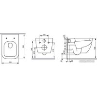 Унитаз подвесной AM.PM FlashClean Gem C901701SC в Барановичах