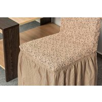 Пледы, покрывала Софатэкс Стандарт КПС-4 Венеция с оборкой 01124 (капучино)