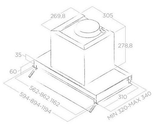 

Короб Elica KIT0141458