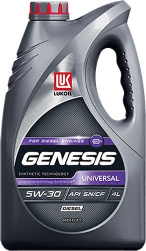 Моторное масло Лукойл Genesis Universal Diesel 5W-30 4л