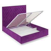 Кровать Мебель-АРС Мишель 160 (фиолетовый)