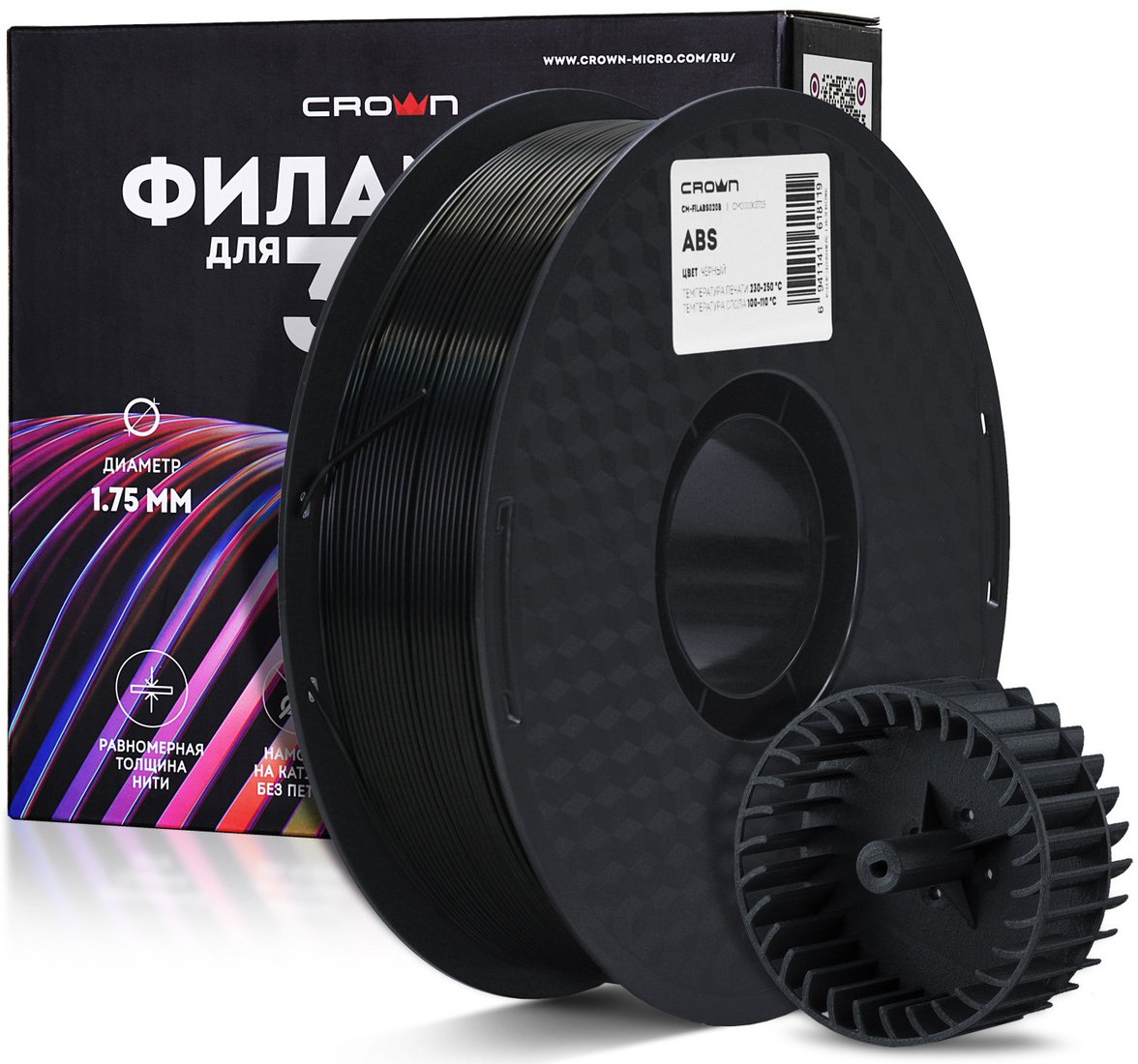 Филамент CrownMicro CM-FILABS020B