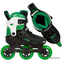 Роликовые коньки Powerslide Phuzion Universe 940688 (р. 33-36, зеленый)