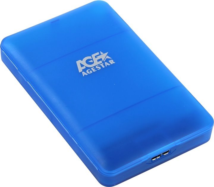 

Бокс для накопителей 2.5" AgeStar 31UBCP3 (синий)