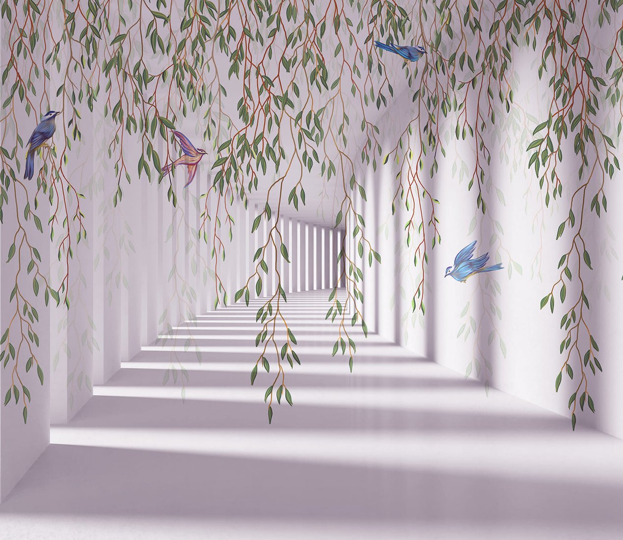 

Фотообои Citydecor Flower tunnel 3D 5 312x265