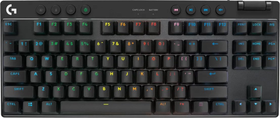 

Клавиатура Logitech G Pro X TKL Lightspeed GL Tactile 920-012139 (черный, нет кириллицы)