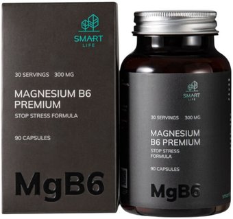 БАД SmartLife Magnesium+B6 (90 капсул)