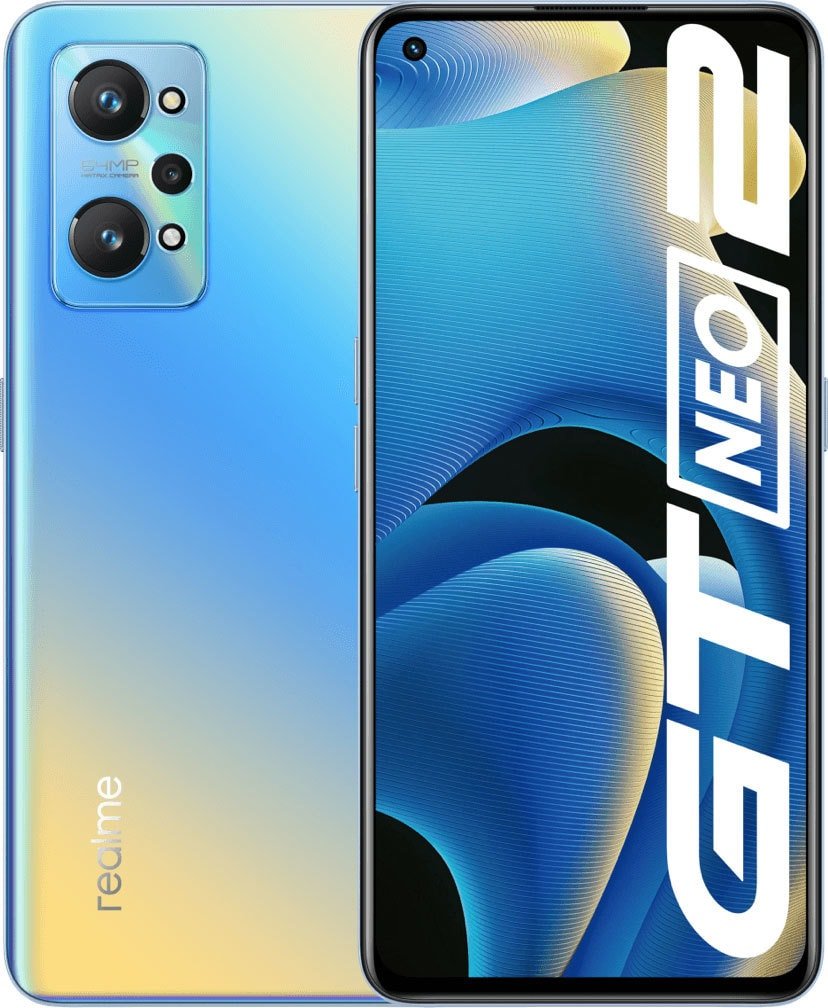 

Смартфон Realme GT Neo2 8GB/256GB китайская версия (голубой)