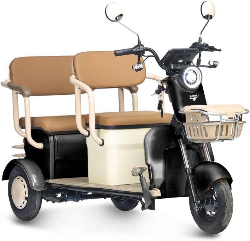 Электроскутер Rutrike Атлас (черный)