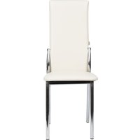 Стул ВВР Оскар (ваниль/хром, экокожа)