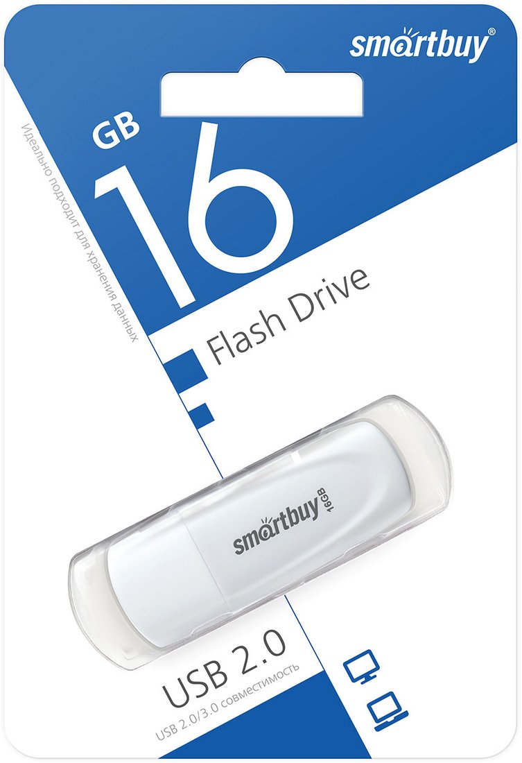

USB Flash SmartBuy Scout 16GB (белый)