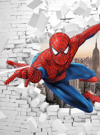 Фотообои ФабрикаФресок Человек Паук из Стены 1002270 (200x270)
