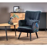 Интерьерное кресло Halmar Pagoni (черный)