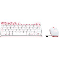 Офисный набор Logitech MK240 Nano 920-008201 (белый, нет кириллицы)