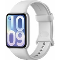 Фитнес-браслет Xiaomi Smart Band 10 Pro M2552B1 (серебристый, со светло-серым силиконовым ремешком, международная версия)