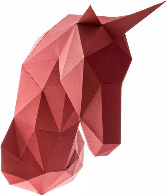 

PaperCraft PAPERRAZ Единорог Гранат