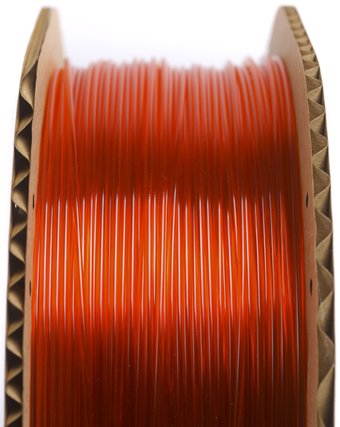 Пластик SynTech PETG 1.75 мм 1000 г (оранжевый прозрачный)
