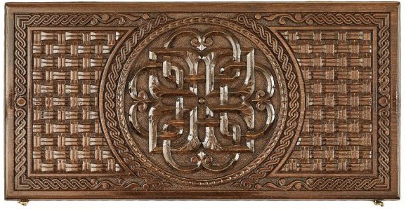 

Шашки/нарды Haleyan Армянский узор 13 kh066-6