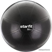 Гимнастический мяч Starfit Pro GB-107 55 см антивзрыв (черный)