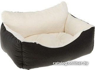 Лежак Ferplast Coccolo Deluxe 50 (черный/бежевый)