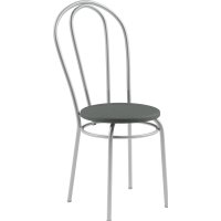 Стул Mio Tesoro Тюльпан (серый/металлик)