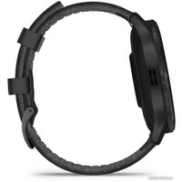 Умные часы Garmin Venu 3 (черный, с кожаным ремешком)