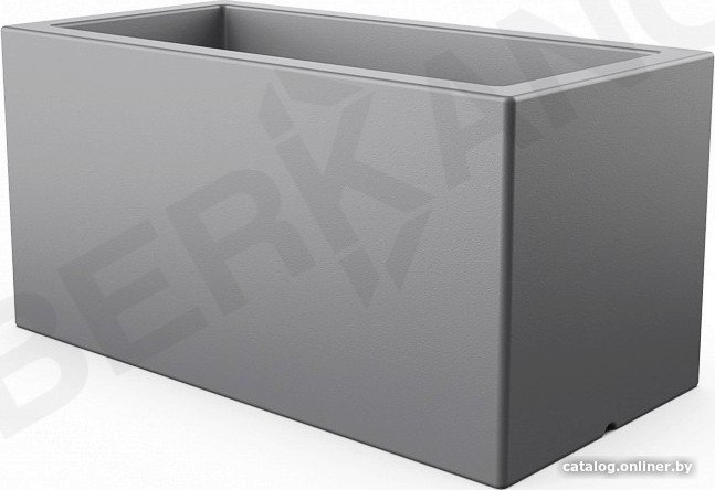 Кашпо Berkano Cubric 80*40 DB (графит)