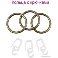 Карниз для штор Legrand Шар раздвижной 1.2-2.1 1-но рядный 58 072 123 (антик-золото)