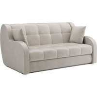 Диван Мебель-АРС Аккордеон Барон НПБ 140x200 (бархат бежевый Star Velvet 6 Light Beige)