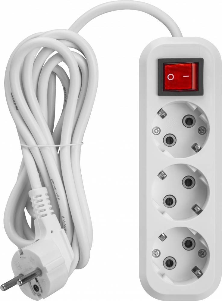 Удлинитель Онлайт OPE-S-03-1000-ESC-3x1 90526