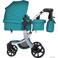 Универсальная коляска Aimile Original New Silver (2 в 1, голубая гавань)