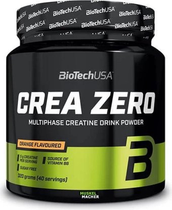 Моногидрат креатина BioTech USA Crea Zero (320 г, апельсин)