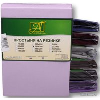 Простыня Альвитек Поплин однотонный на резинке 180x200x25 ПР-ПО-Р-180(180)-ЛАВ (лавандовый)