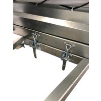 Одноосный прицеп AvtoS А30М1В (3000x1300x300, R16, ресс. 3302 ГАЗ-2лист, тент 1200мм)