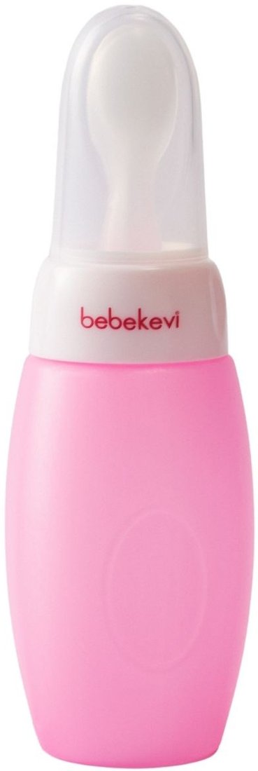 Дозатор детский Bebekevi BEVI1324-1 с ложкой (розовый)