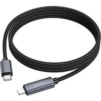 Кабель Hoco X112 USB Type-C - Lightning (1 м, черный)
