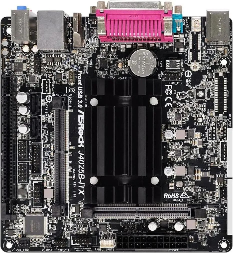 

Материнская плата ASRock J4025B-ITX