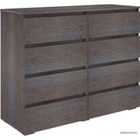 Комод Кортекс-мебель Бари 120 8ш (береза/береза/береза)
