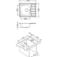 Кухонная мойка Alveus Zoom 10