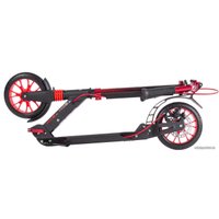 Двухколесный подростковый самокат Tech Team City Scooter Disk Brake 2023 (черный/красный)