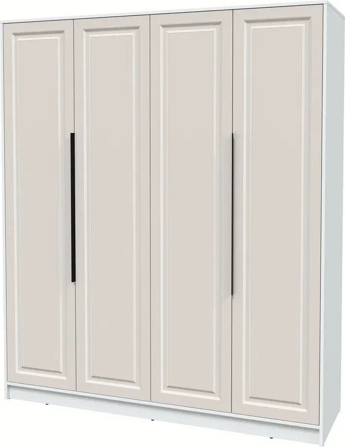 

Шкаф распашной Интерлиния Концепт КТ-Ш4 Деко (белый платинум/кашемир)