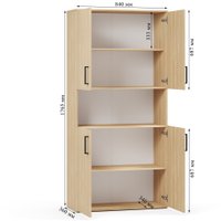 Шкаф распашной Soma ШК 5.3 (дуб сонома)