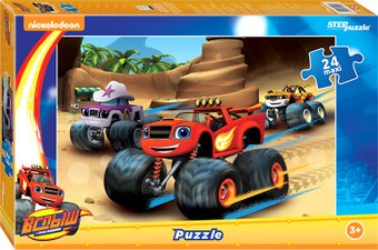 Мозаика/пазл Step Puzzle Вспыш и чудо-машинки 90046 (24 эл.)