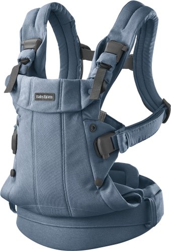 Рюкзак-переноска BabyBjorn Harmony Woven 0880.33 (blue melange)