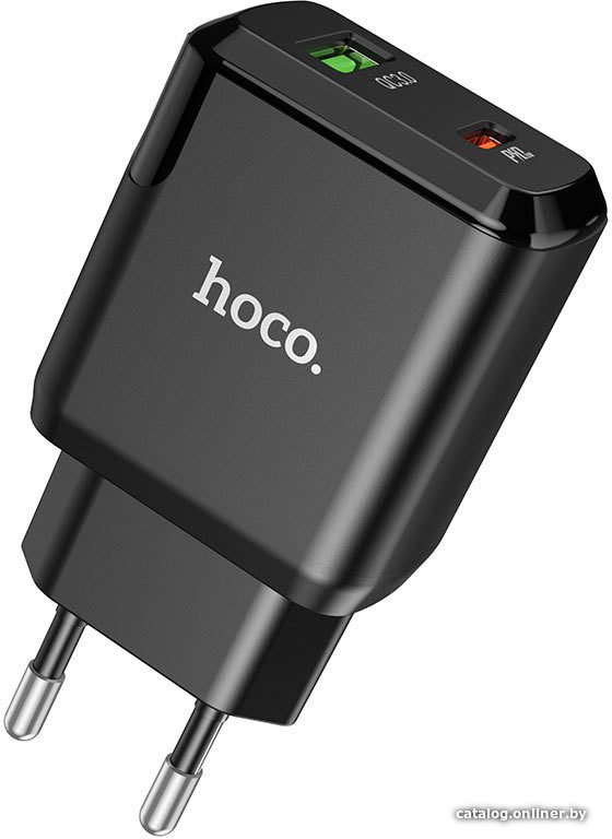 Сетевое зарядное Hoco N5 (черный)