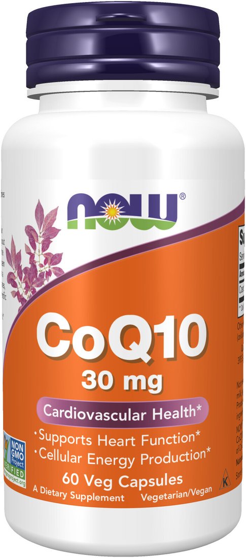 БАД Now Foods CoQ10 30 мг (60 капсул)
