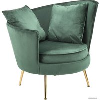 Интерьерное кресло Halmar Almond (темно-зеленый)