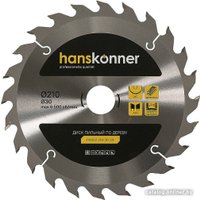 Пильный диск Hanskonner H9022-210-30-24