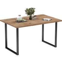 Кухонный стол Mio Tesoro Tako 120x66 (дуб золотой крафт/черный)