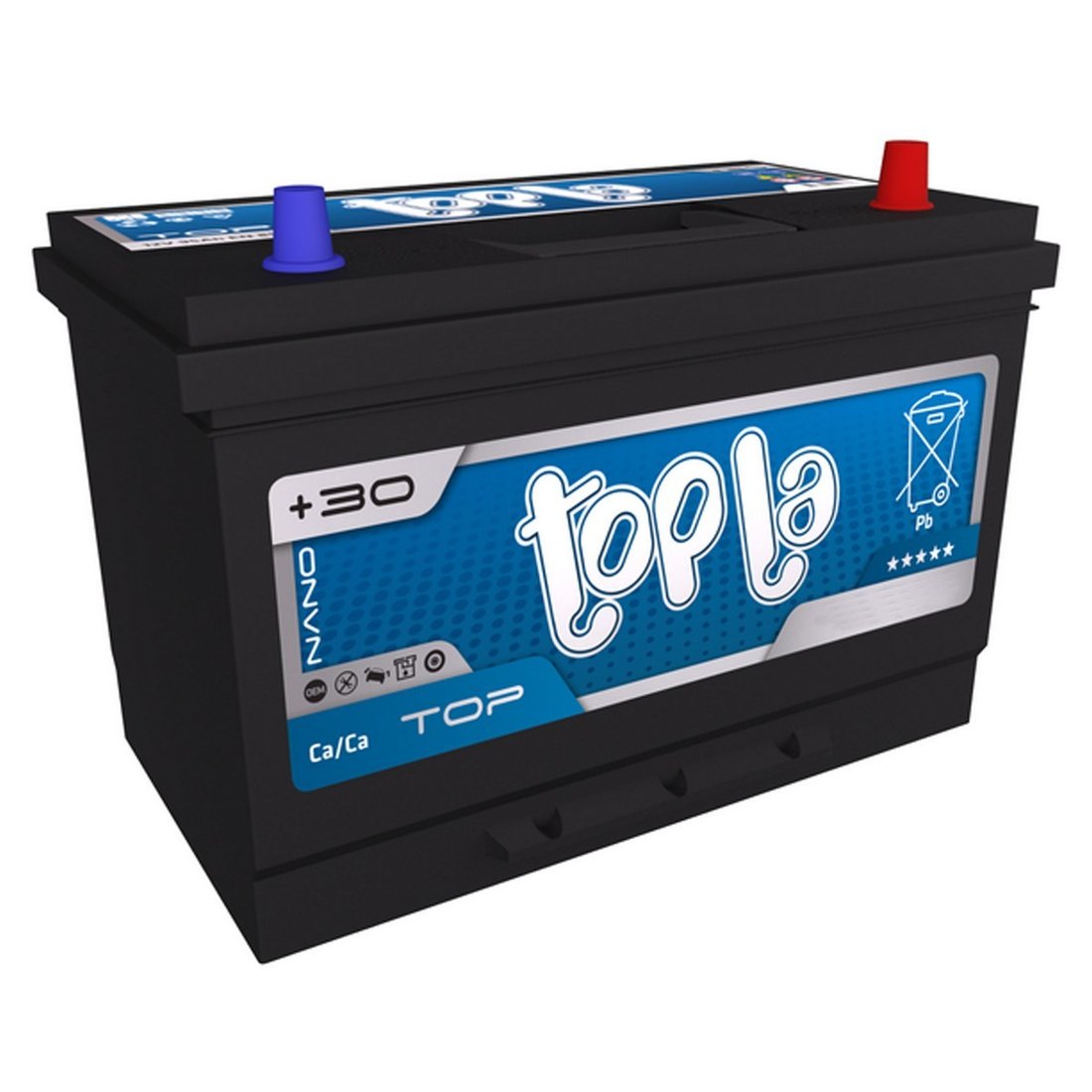 

Автомобильный аккумулятор Topla 110 Ah Top R+ american type 118610 (110 А·ч)